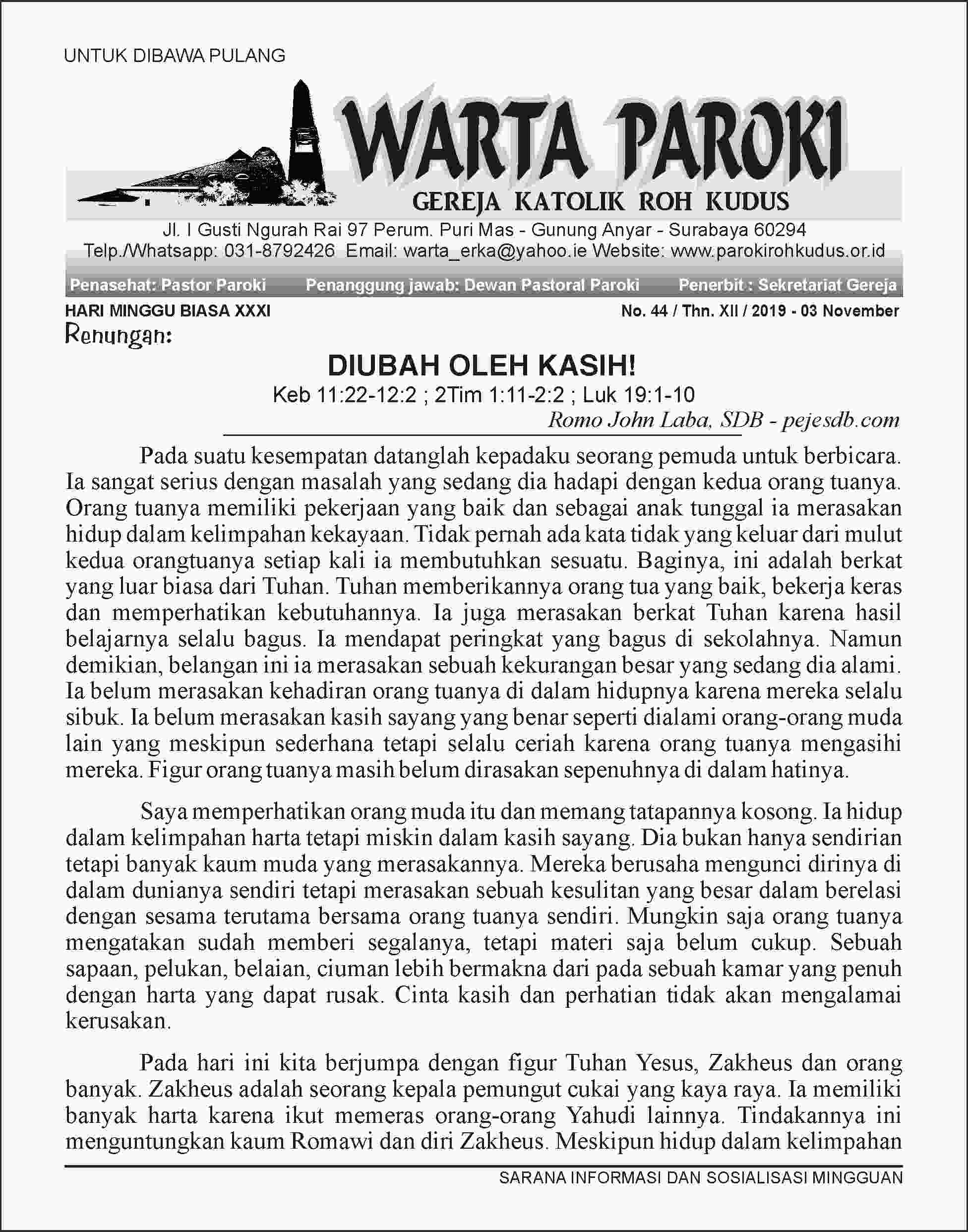 Paroki Roh Kudus